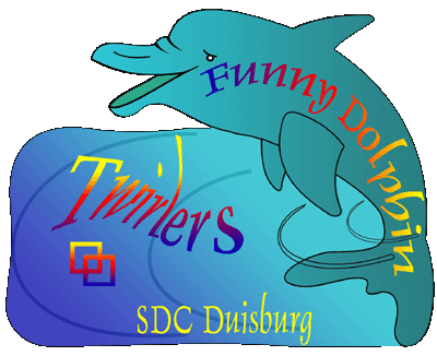 Funny Dolphin Twirlers